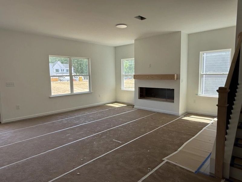 In-progress construction of a new home in The Point, Rolesville, NC (Image 14).