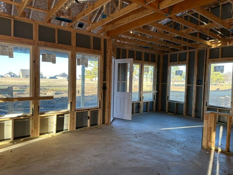 In-progress construction of a new home in Fannin Ranch, Leonard, TX (Image 10).