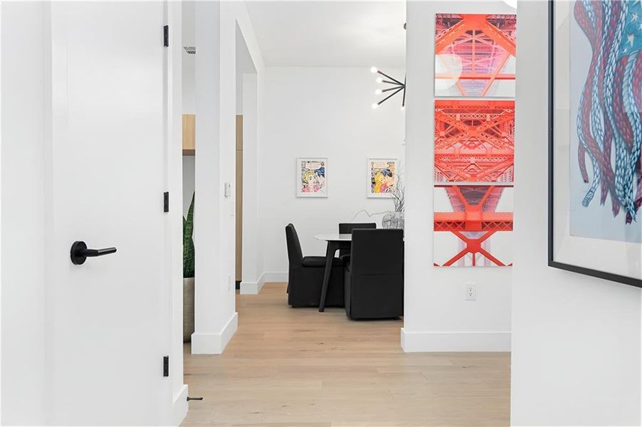 Furnished interior view inside a new home in , Atlanta (Image 7).