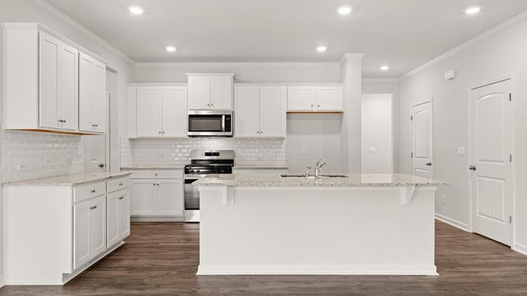Furnished interior view inside a new home in Parkside at Carter Grove, Cartersville (Image 5).