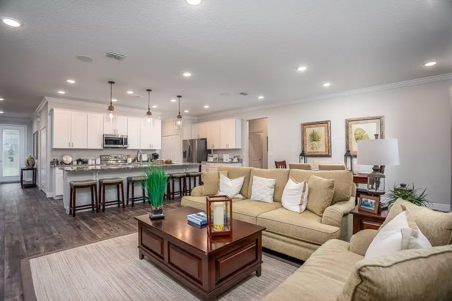 Furnished interior view inside a new home in Vero Lake Estates, Vero Beach (Image 7).