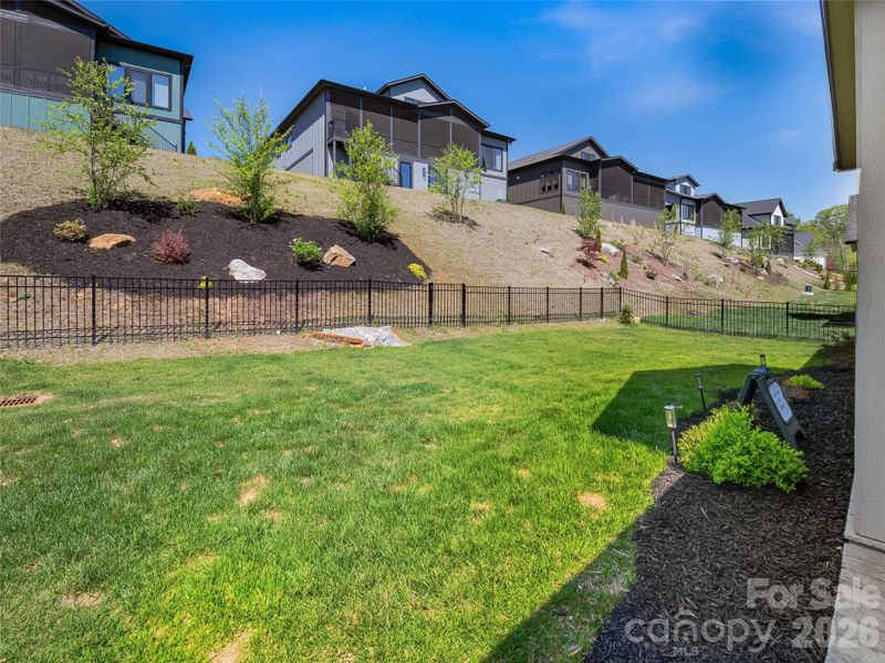 Fully Fenced Back Yard