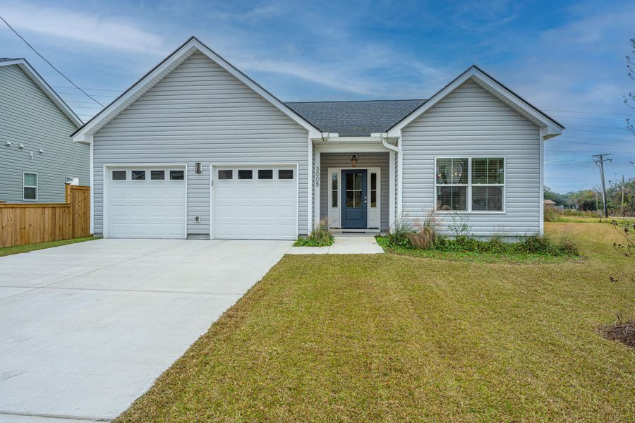 Front exterior of a new home in , North Charleston, SC, highlighting curb appeal (Image 1). Front exterior of a new home in , North Charleston, SC, highlighting curb appeal (Image 1).