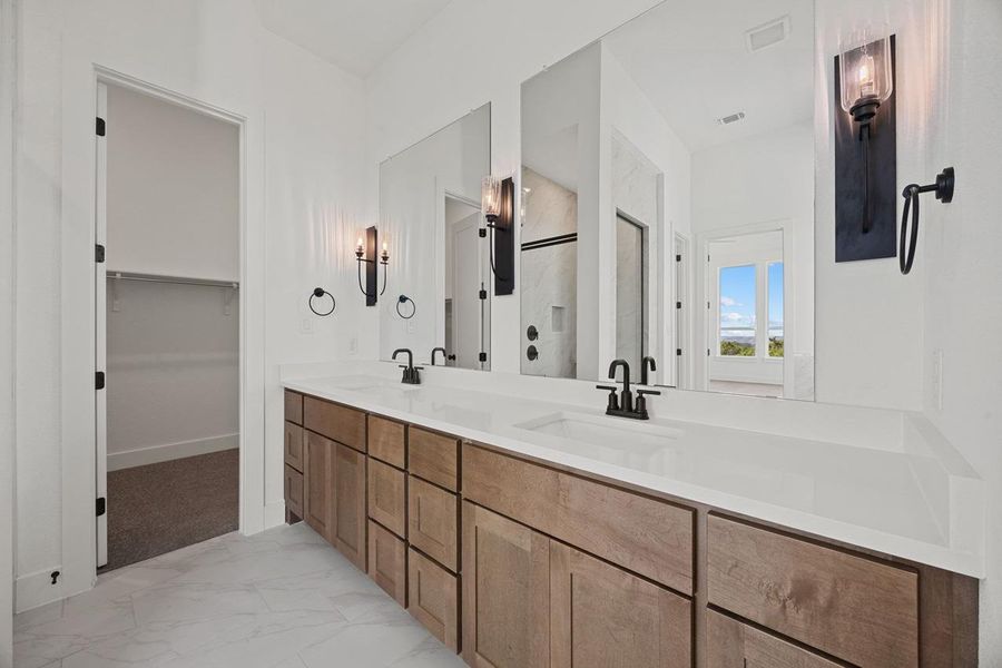 Furnished interior view inside a new home in Parkside On The River, Georgetown (Image 4).
