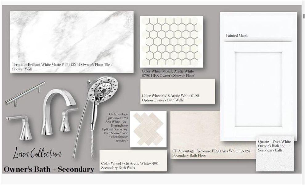 Sample of building materials used in homes in Brookside Reserve, Alpharetta (Image 19).