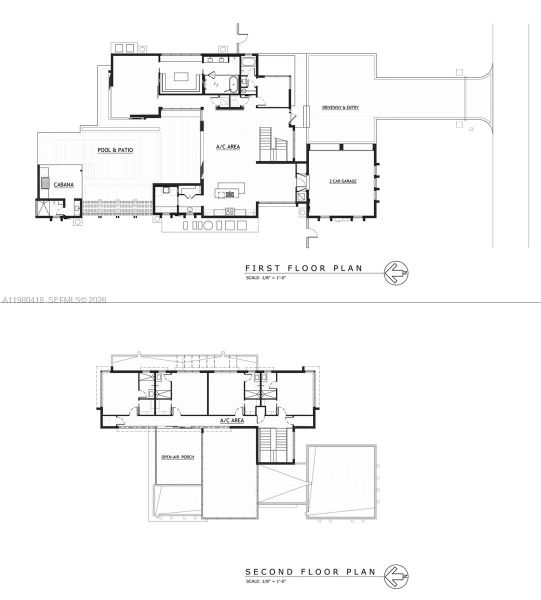 2D floor plan layout of this home in , Biscayne Park, FL (Image 5). 2D floor plan layout of this home in , Biscayne Park, FL (Image 5).