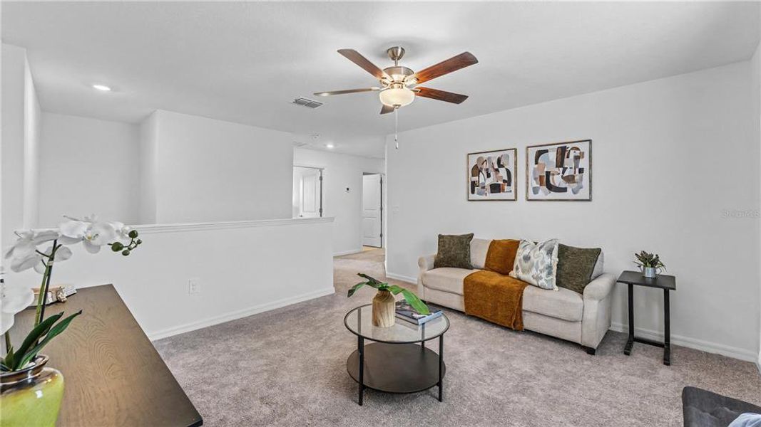 Furnished interior view inside a new home in Wind Meadows South, Bartow (Image 33).
