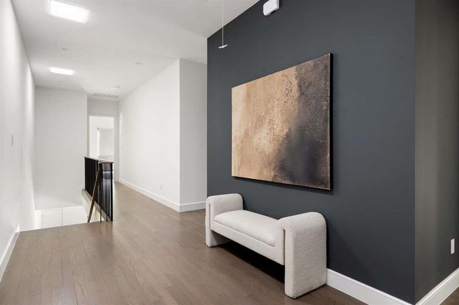 Furnished interior view inside a new home in , Dallas (Image 11).