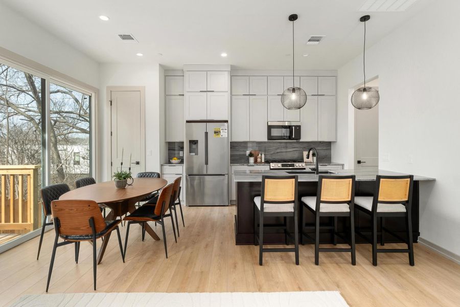 Furnished interior view inside a new home in , Austin (Image 14).