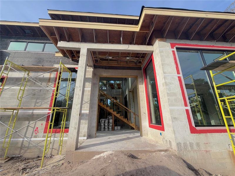 In-progress construction of a new home in , Sarasota, FL (Image 21).