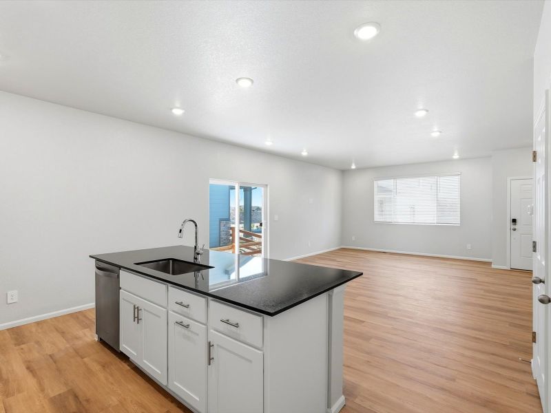 Furnished interior view inside a new home in York Station, Thornton (Image 5).