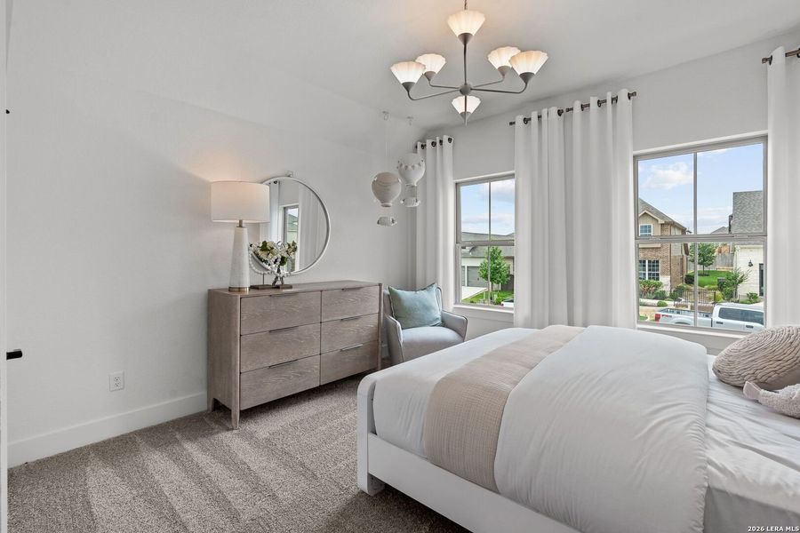 Furnished interior view inside a new home in Bison Ridge, San Antonio (Image 9).