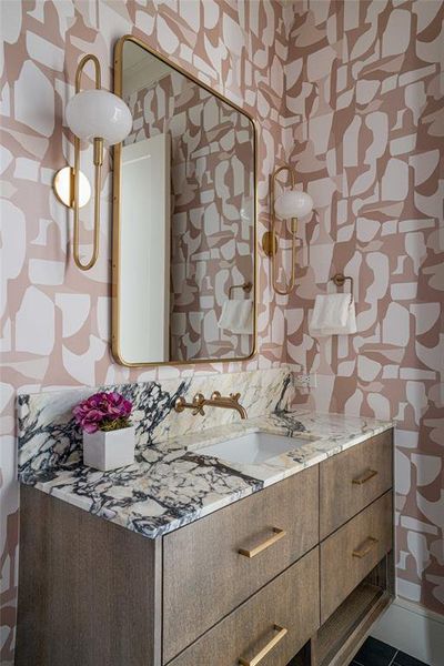 Furnished interior view inside a new home in , Dallas (Image 15).