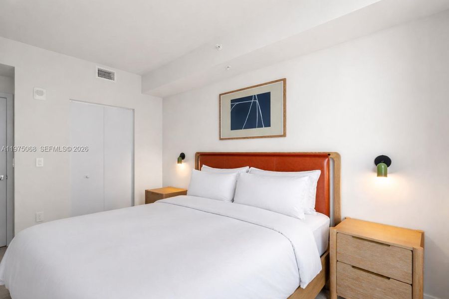 Furnished interior view inside a new home in , Miami (Image 31).