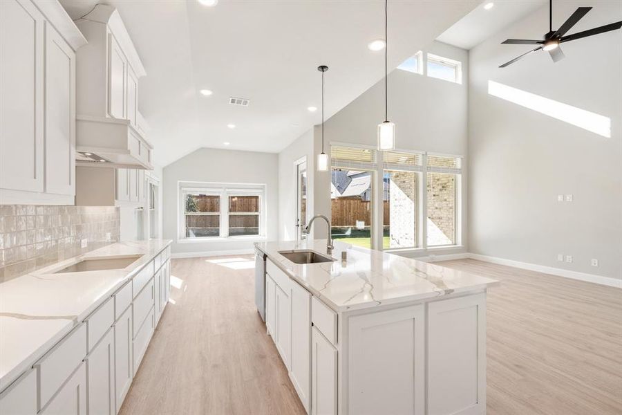 Furnished interior view inside a new home in Creekview Meadows, Pilot Point (Image 8). Furnished interior view inside a new home in Creekview Meadows, Pilot Point (Image 8).