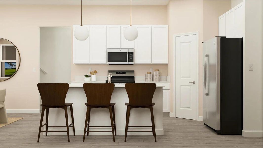 Furnished interior view inside a new home in Glynlea Country Club: The Augusta Collection, Port St. Lucie (Image 4).