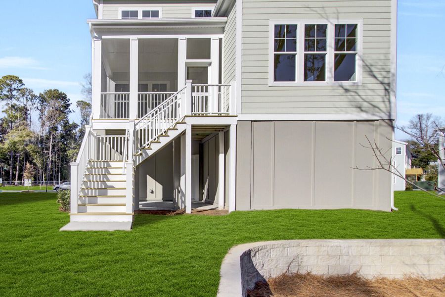 Exterior details and patio area of a home in , Johns Island (Image 25). Exterior details and patio area of a home in , Johns Island (Image 25).
