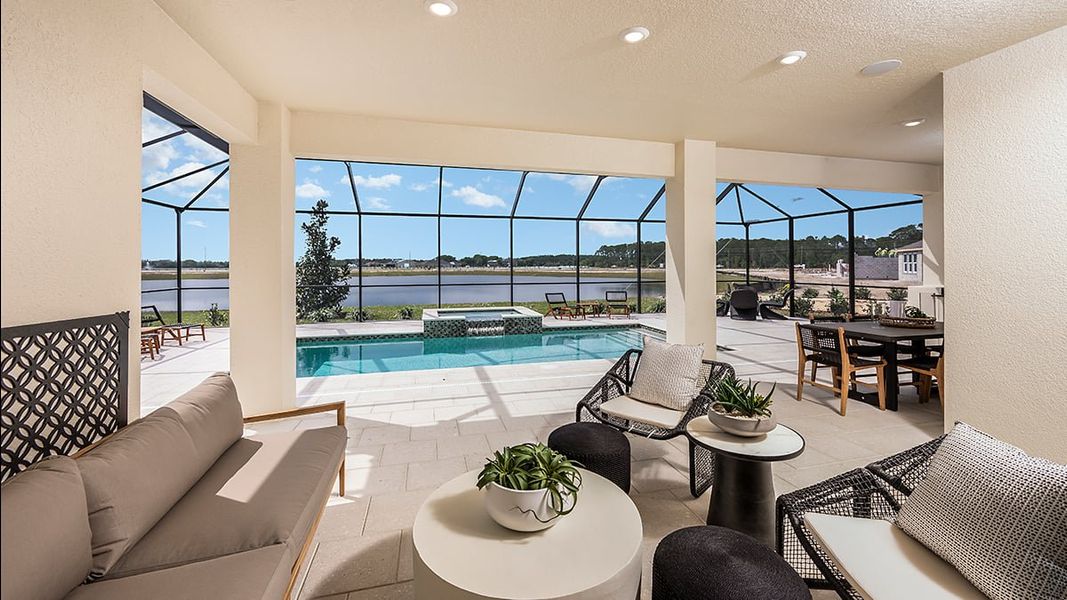 Representative furnished interior of a home built from the Bimini by Taylor Morrison in Ardisia Park, New Smyrna Beach (Image 19).