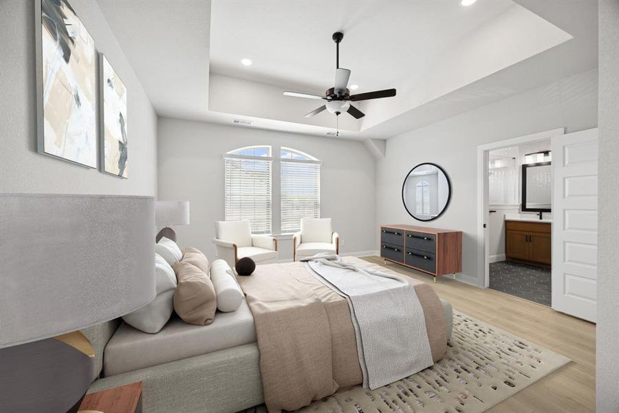 Furnished interior view inside a new home in Greenville Heights, Dallas (Image 8).
