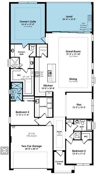 2D floor plan layout of this home in Cove Royale, Stuart, FL (Image 4). 2D floor plan layout of this home in Cove Royale, Stuart, FL (Image 4).