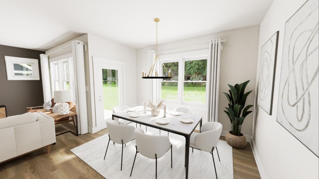 Furnished interior view inside a new home in Havenbrooke, Kernersville (Image 4).