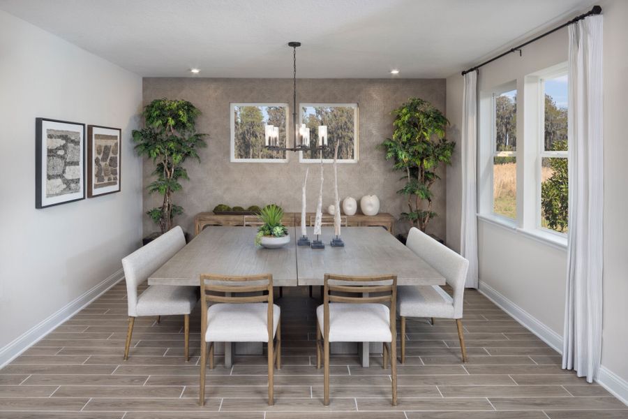 Representative furnished interior of a home built from the Hawkin by Mattamy Homes in Lakes at Bella Lago, Green Cove Springs (Image 9).
