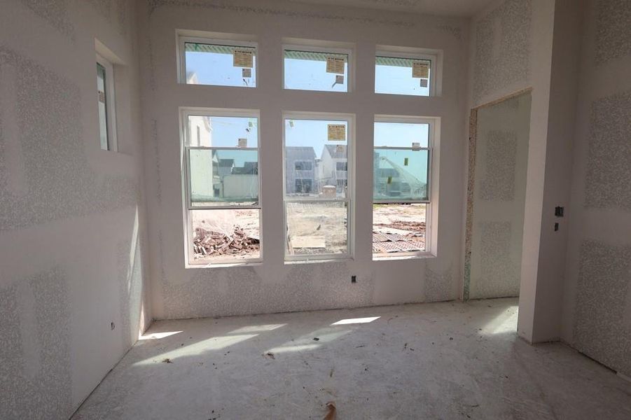 Spacious, unfurnished interior of a new home in Easthaven at Bridgeland Central - Horizon Collection, Cypress (Image 11).