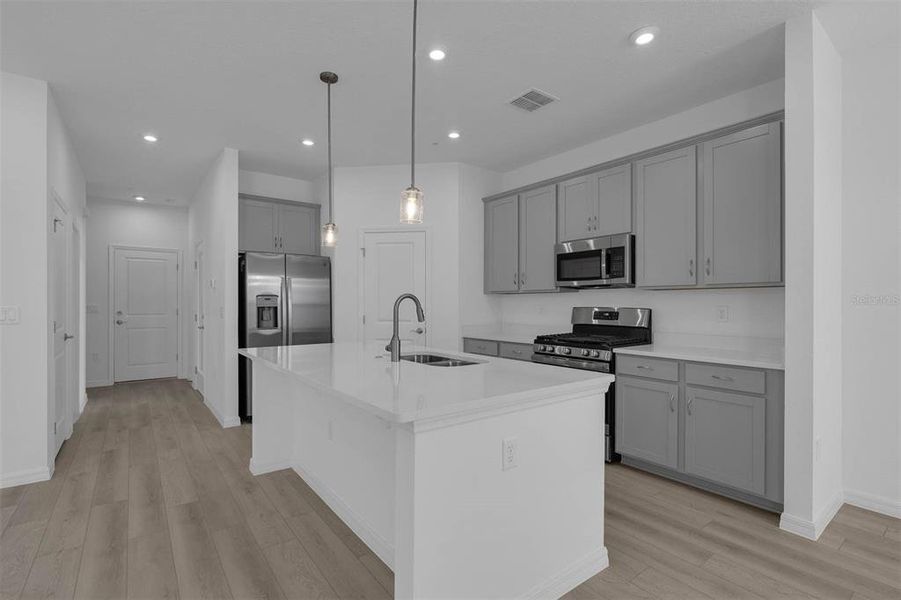 Furnished interior view inside a new home in Spring Walk at the Junction, Debary (Image 5).