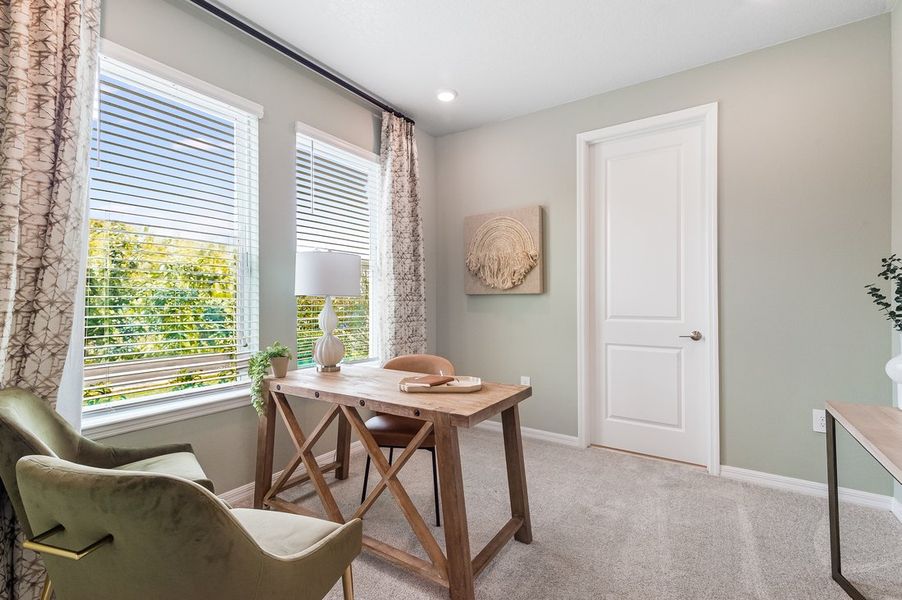 Furnished interior view inside a new home in The Waters at Center Lake Ranch, St. Cloud (Image 24).