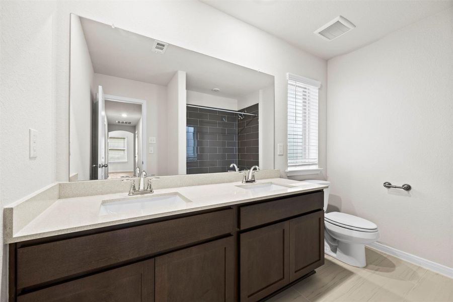 Furnished interior view inside a new home in Enclave at Dobbin, Magnolia (Image 7). Furnished interior view inside a new home in Enclave at Dobbin, Magnolia (Image 7).