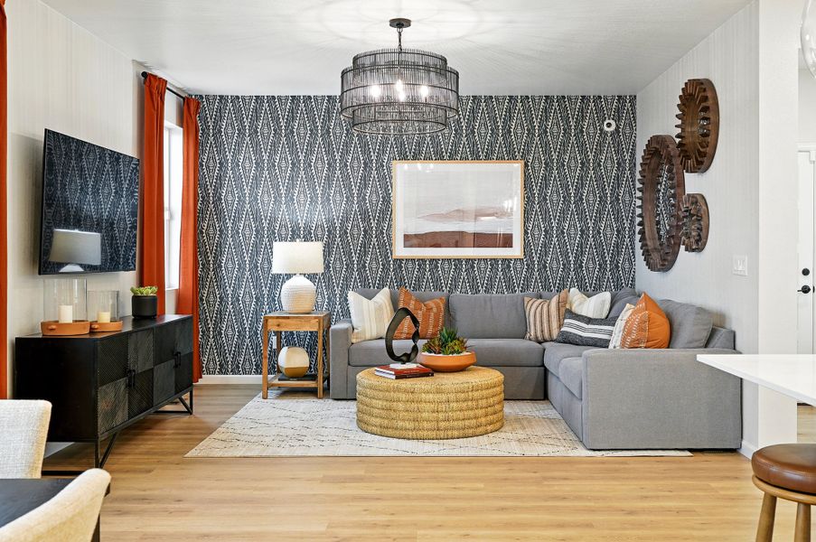 Furnished interior view inside a new home in Parterre, Thornton (Image 3).