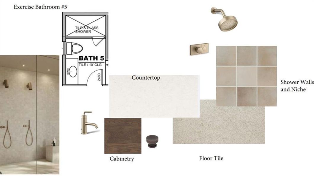 Sample of building materials used in homes in Avadene at Las Colinas, Irving (Image 4).