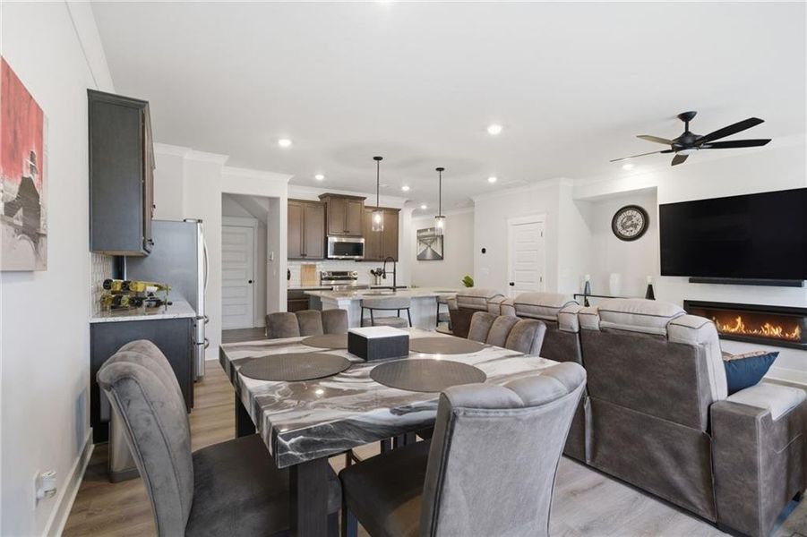 Furnished interior view inside a new home in , Gainesville (Image 21).