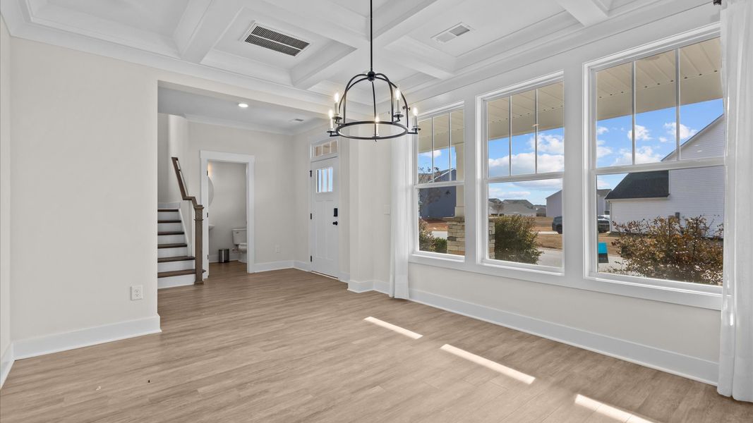 Dining Room of The Sutherland Design by DRB Homes