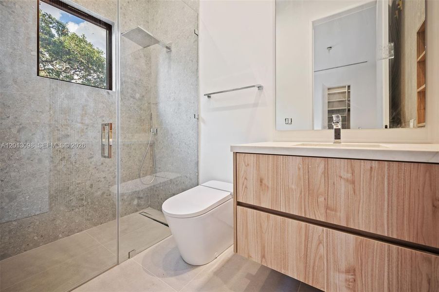 Furnished interior view inside a new home in , Miami (Image 11).