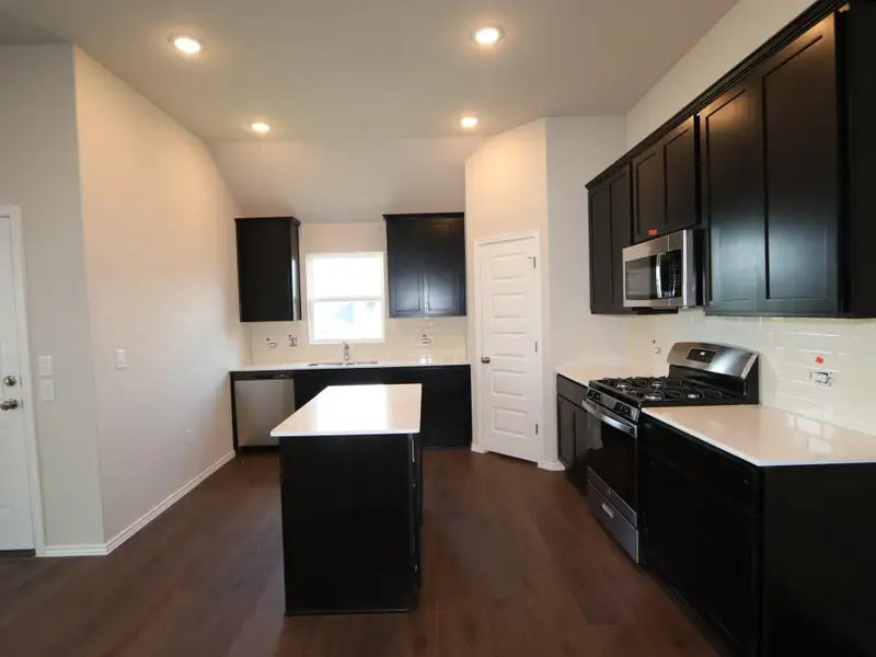 Furnished interior view inside a new home in Cascades at Onion Creek, Austin (Image 8). Furnished interior view inside a new home in Cascades at Onion Creek, Austin (Image 8).