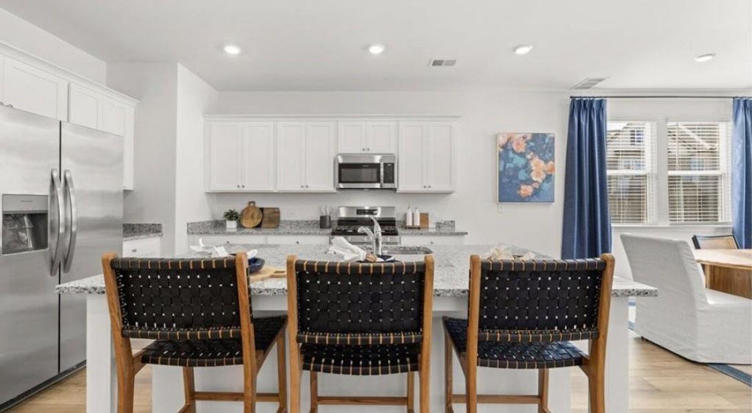 Furnished interior view inside a new home in Towns at Ivy Creek, Buford (Image 19).