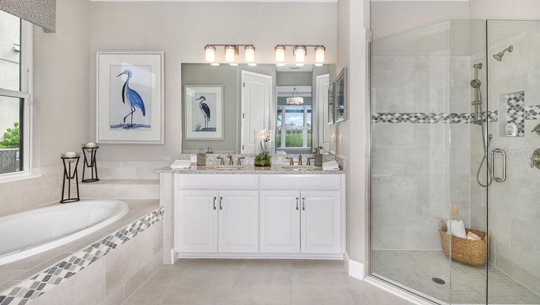 Furnished interior view inside a new home in The Cove at West Port, Port Charlotte (Image 7).