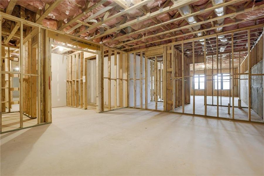 In-progress construction of a new home in , Milton, GA (Image 75).