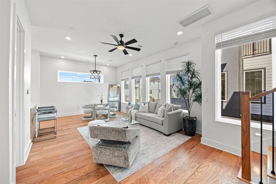 Furnished interior view inside a new home in , Houston (Image 14).