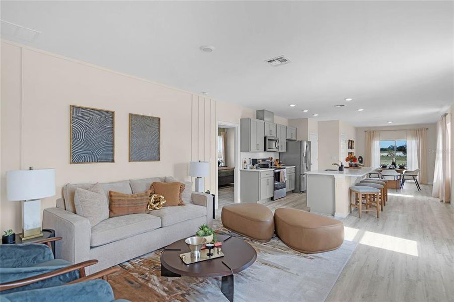 Furnished interior view inside a new home in , Winter Haven (Image 16).