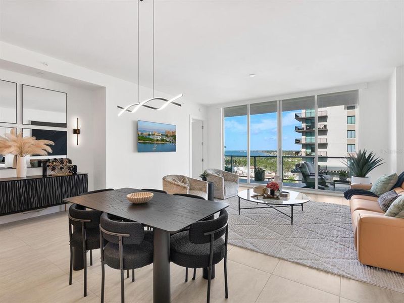 Furnished interior view inside a new home in , Sarasota (Image 8). Furnished interior view inside a new home in , Sarasota (Image 8).