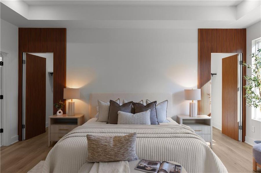 Furnished interior view inside a new home in , Atlanta (Image 42).