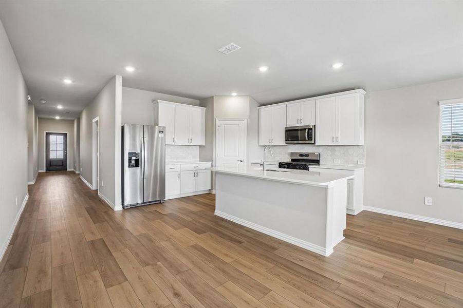 Furnished interior view inside a new home in Stella Hills, Denton (Image 8).