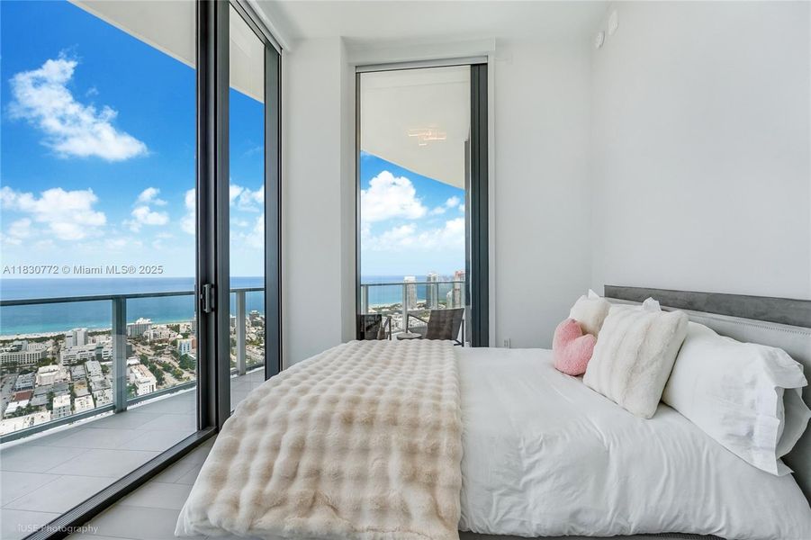 Furnished interior view inside a new home in Five Park, Miami Beach (Image 9).
