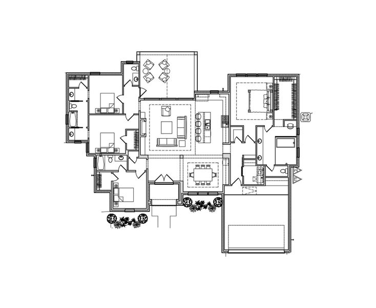 2D floor plan layout of this home in , New Caney, TX (Image 1).