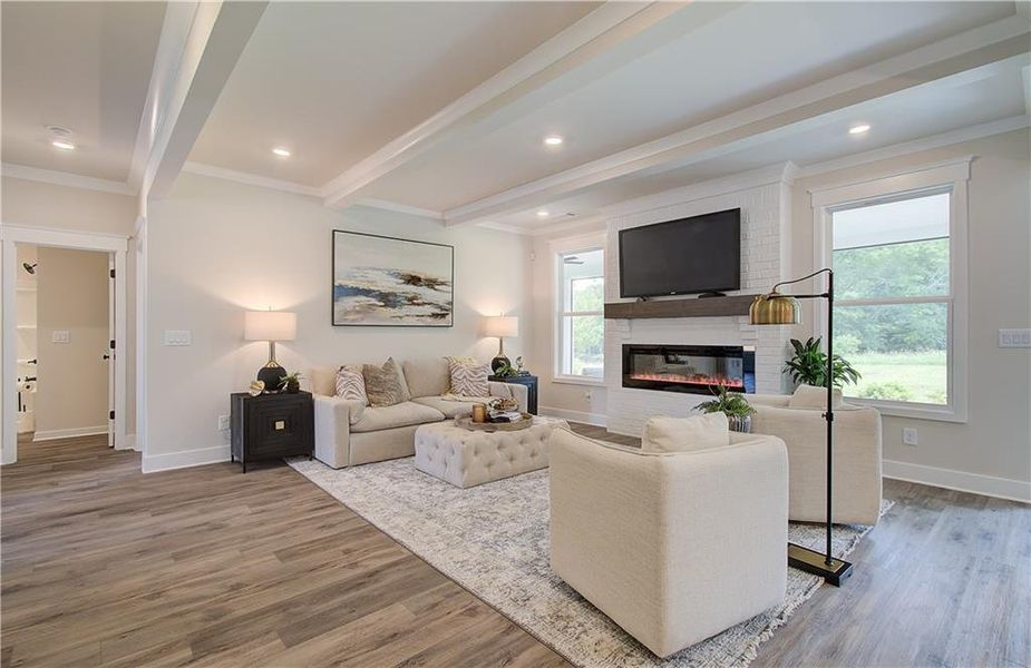 Furnished interior view inside a new home in Fowler Farms, Auburn (Image 12).