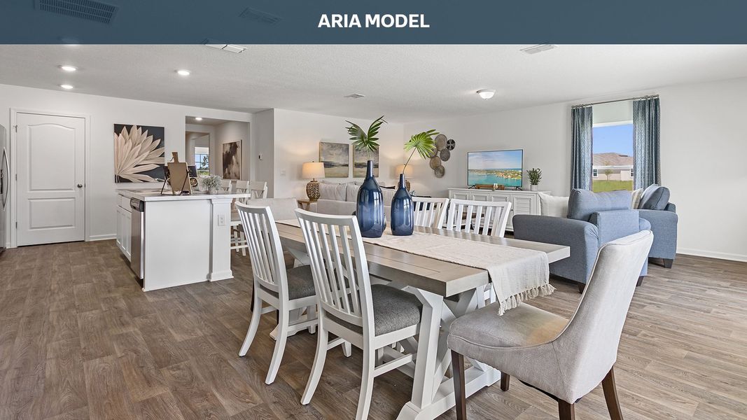 Representative furnished interior of a home built from the Aria by D.R. Horton in Sawmill Branch Express, Palm Coast (Image 10).