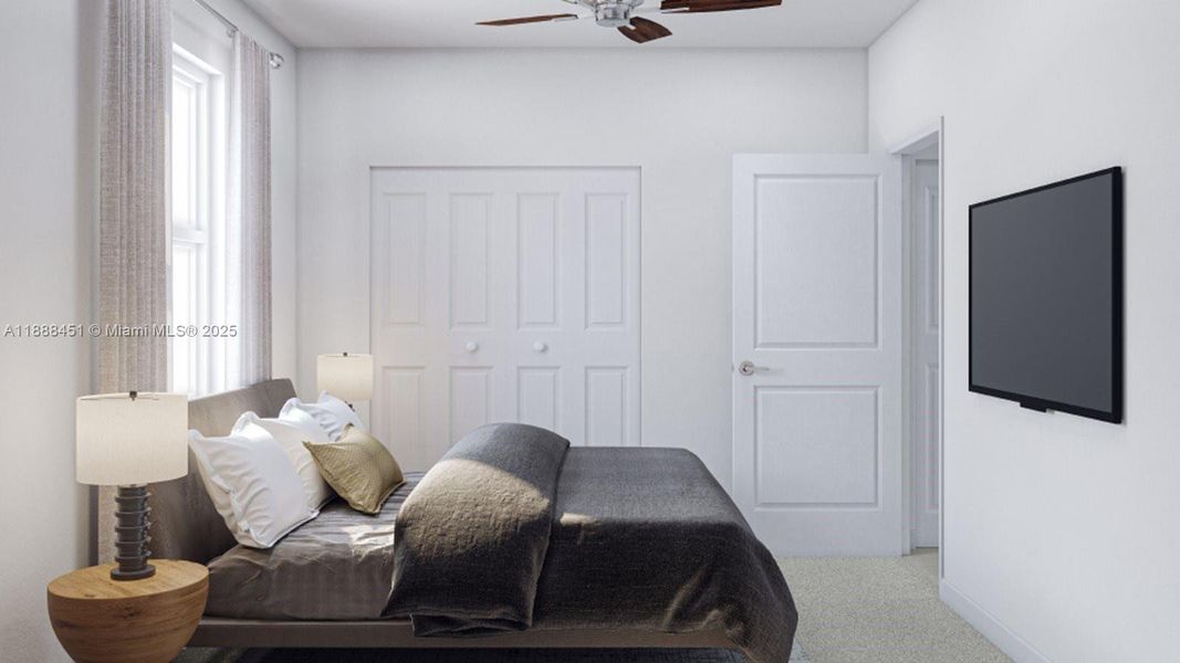 Furnished interior view inside a new home in Acacia Groves, Miami (Image 2).
