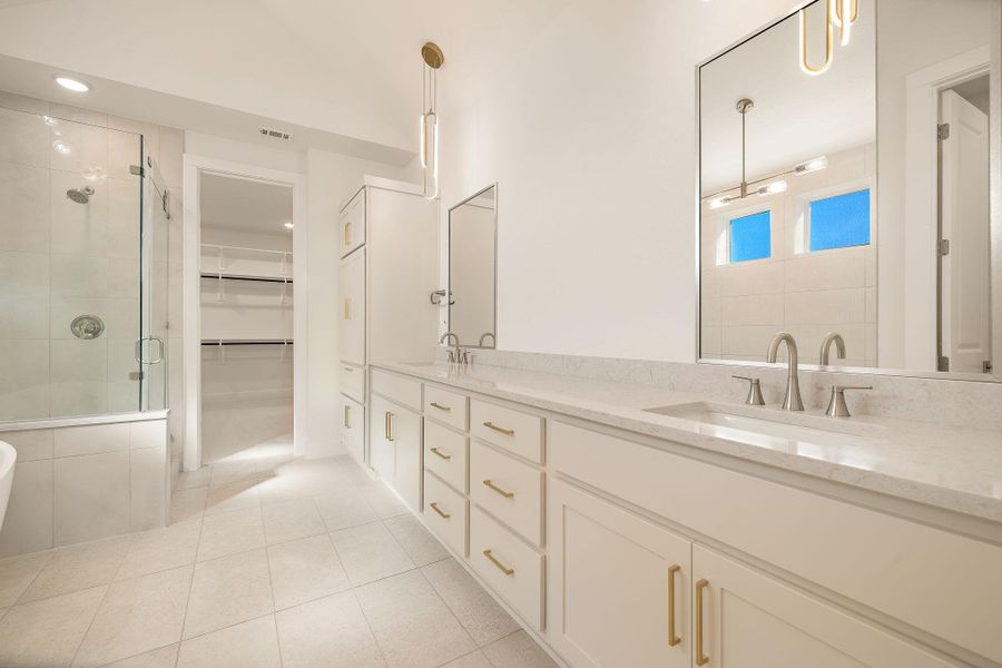 Furnished interior view inside a new home in Blackhawk in Pflugerville, Pflugerville (Image 14).
